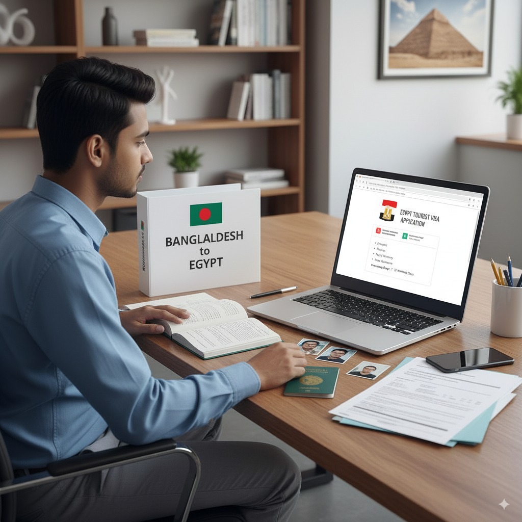 মিশরের টু্রিস্ট ভিসা করতে কি কি প্রয়োজন ,সময় কতো দিন প্রয়োজন