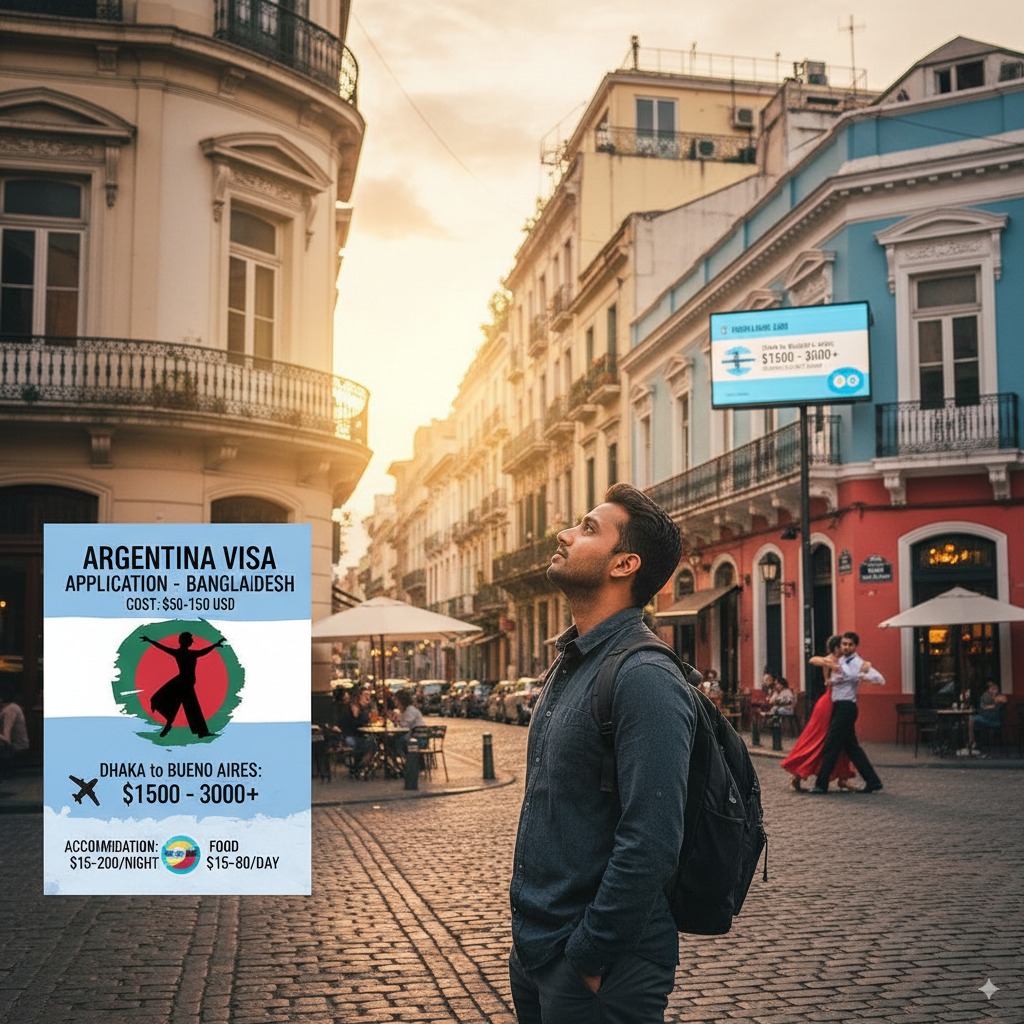 Argentina Visa Bangladesh - How much does it cost to go to Argentina?